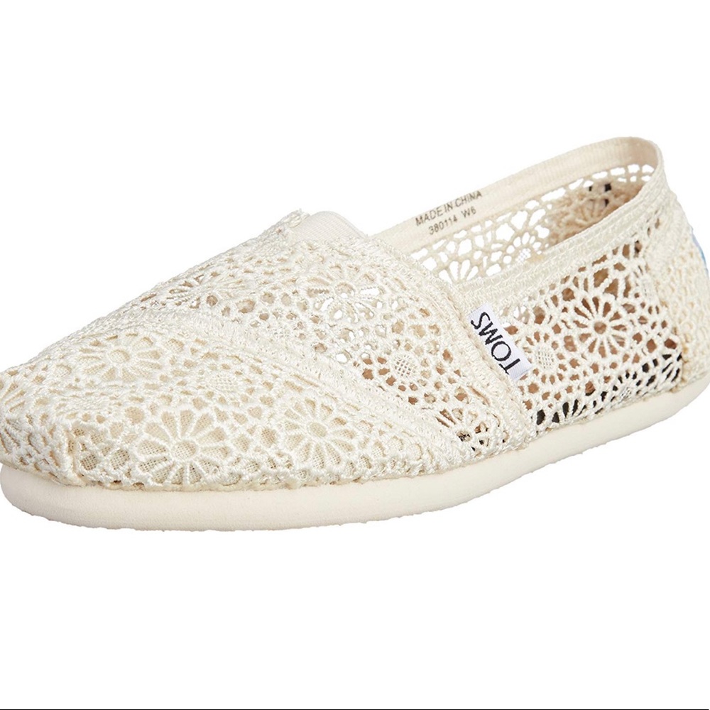 TOMS Classic Crochet Slip-Ons